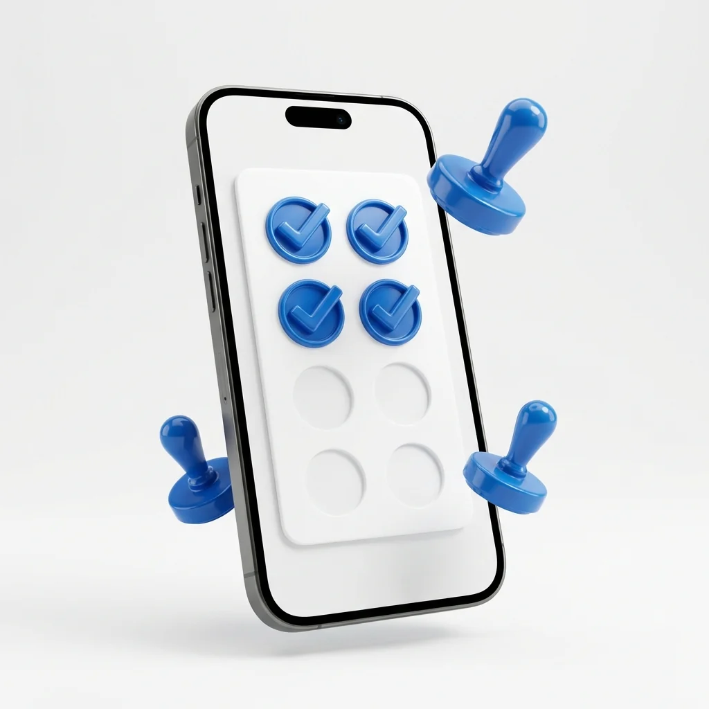 OneMoreStamp loyalty card phone and digital stamps